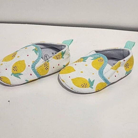 Baby By Bon Bebe Baby Girl Lemon shoe Size up to 9 months - Picture 2 of 4